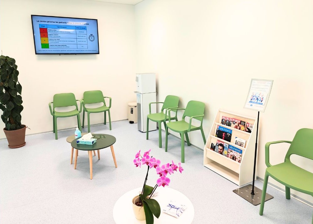 attente aux urgences de Renens